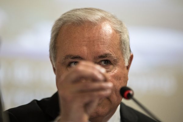 Jean-Luc Moudec, lors du conseil municipal de Toulouse de juin 2025. / Crédit Frédéric Scheiber