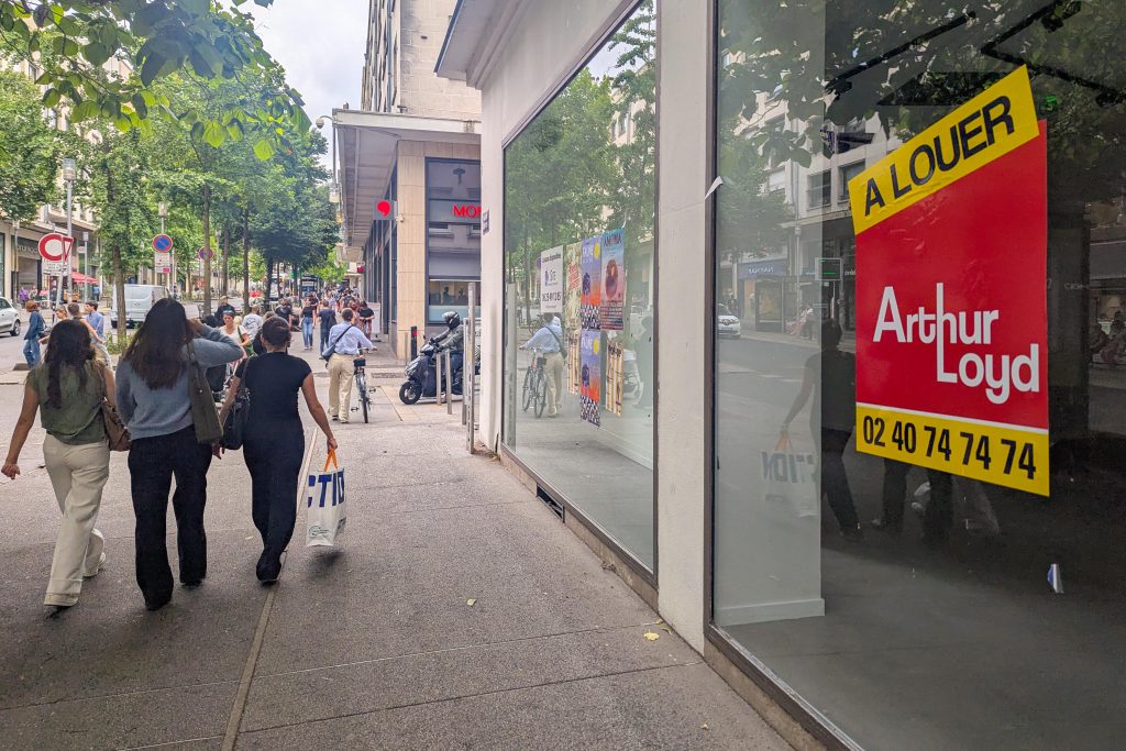 Les commerces du centre‐ville de Nantes sont‐ils en train de « s’éteindre » ?