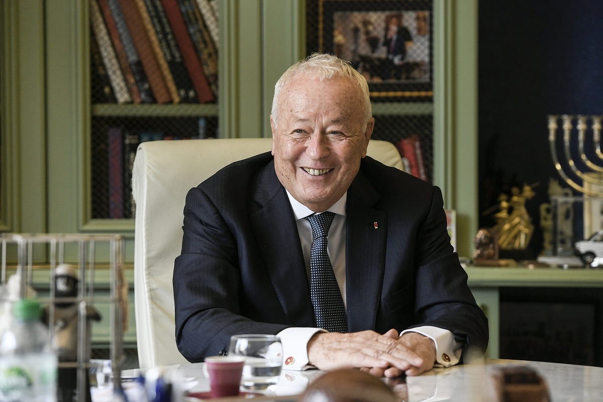 Alain Mérieux fondateur Biomérieux. Lyon 1er février 2022