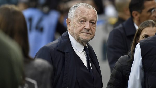 Olympique Lyonnais football club’s former President Jean-Michel Aulas during the final D1 Women’s football match between Lyon (OL) and Paris (PSG) at the Groupama Stadium in Decines-Charpieu, France, on May 17, 2024 //ALLILIMOURAD_1904.06745/Credit:ALLILI MOURAD/SIPA/2405181520