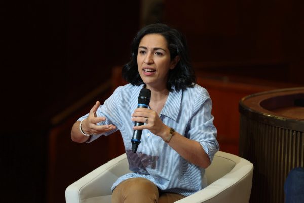 La Nantaise Sarah El Haïry, haute-commissaire à l'Enfance et ancienne ministre, fin juin à Paris. Photo : compte X de Sarah El Haïry