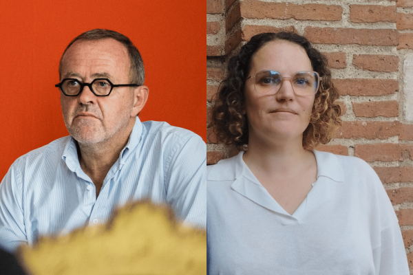 Sacha Briand (à gauche), adjoint au maire de Toulouse, porte plainte contre Agathe Roby (à droite), élue d'opposition à Toulouse.
