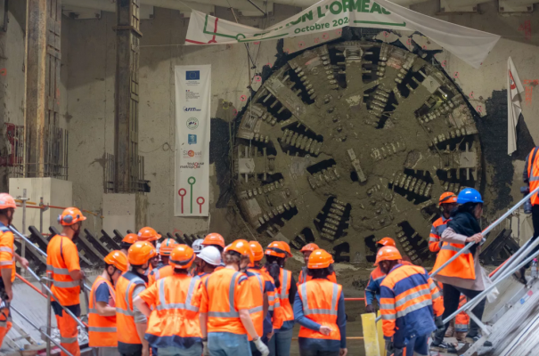 Franchissement de la station Ormeau - Ligne C - Fabien Ferrer Tisséo Ingénierie