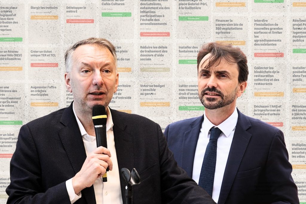 Bilan des écologistes lyonnais&nbsp;: les 174 promesses de Grégory Doucet et Bruno Bernard passées au crible