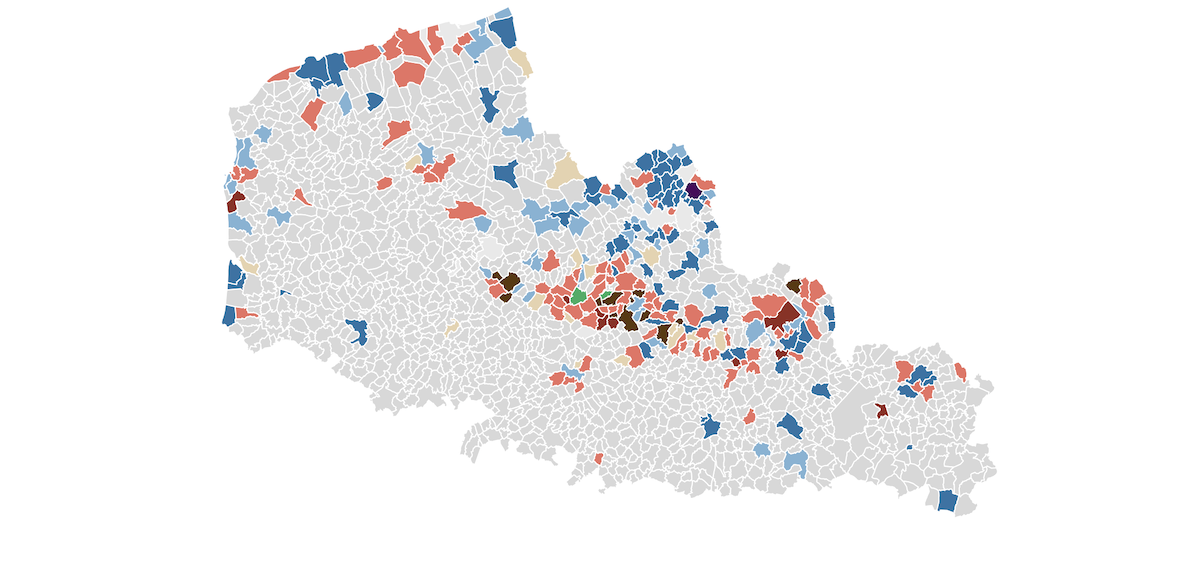 Nord – Pas de Calais&nbsp;: les résultats du premier tour des municipales 2026