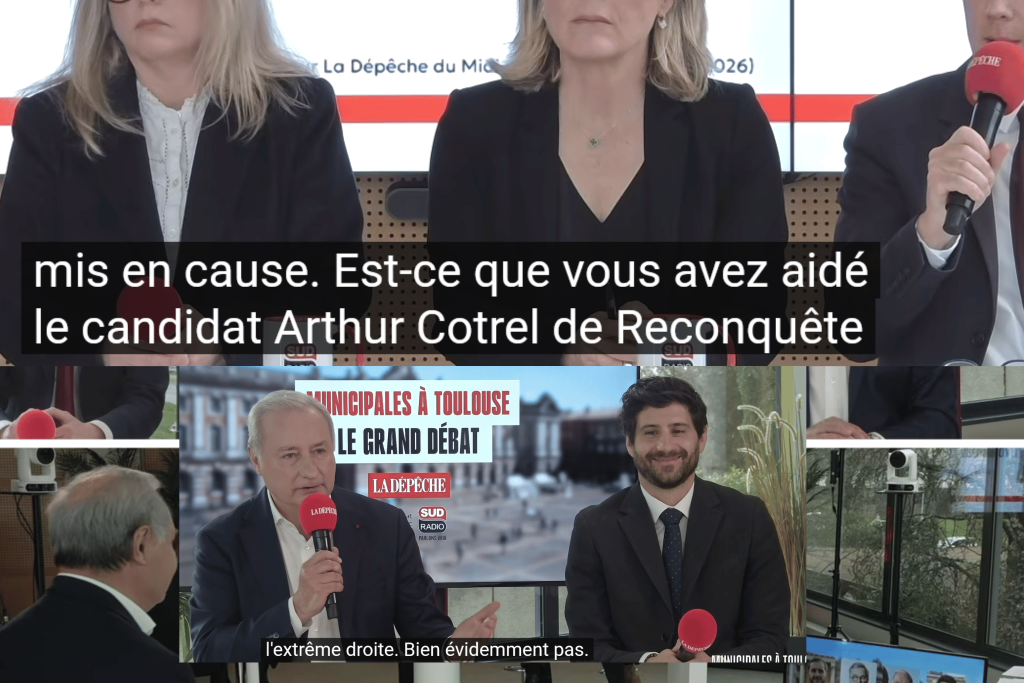 Coup de main à la liste Reconquête&nbsp;: Jean‐Luc Moudenc nie l’évidence