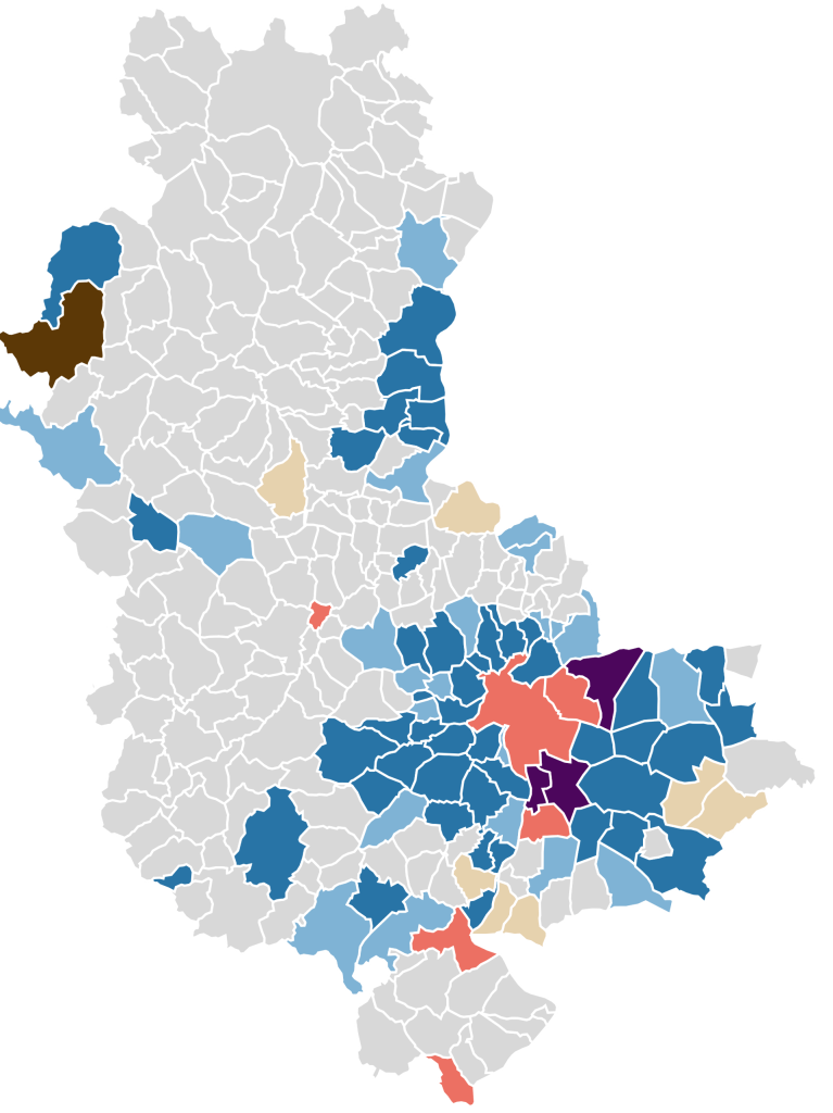 Rhône&nbsp;: la carte des résultats des élections municipales 2026
