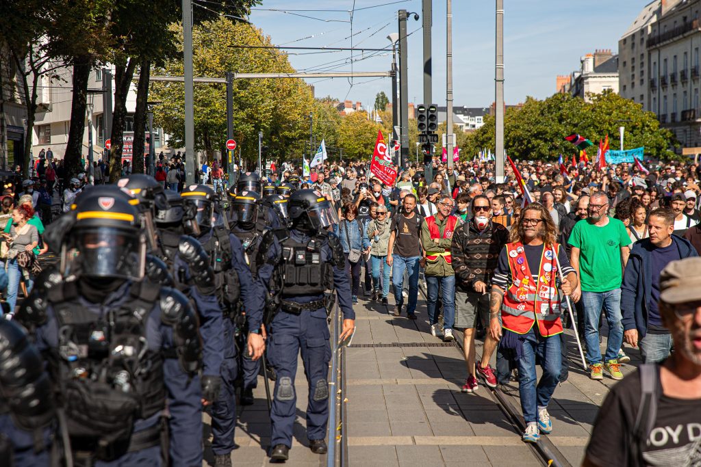 Comment les manifestations ont changé de visage à Nantes