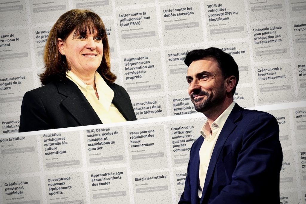 Les 210 promesses de Grégory Doucet et 74 de Véronique Sarselli au crible du Radar de Mediacités