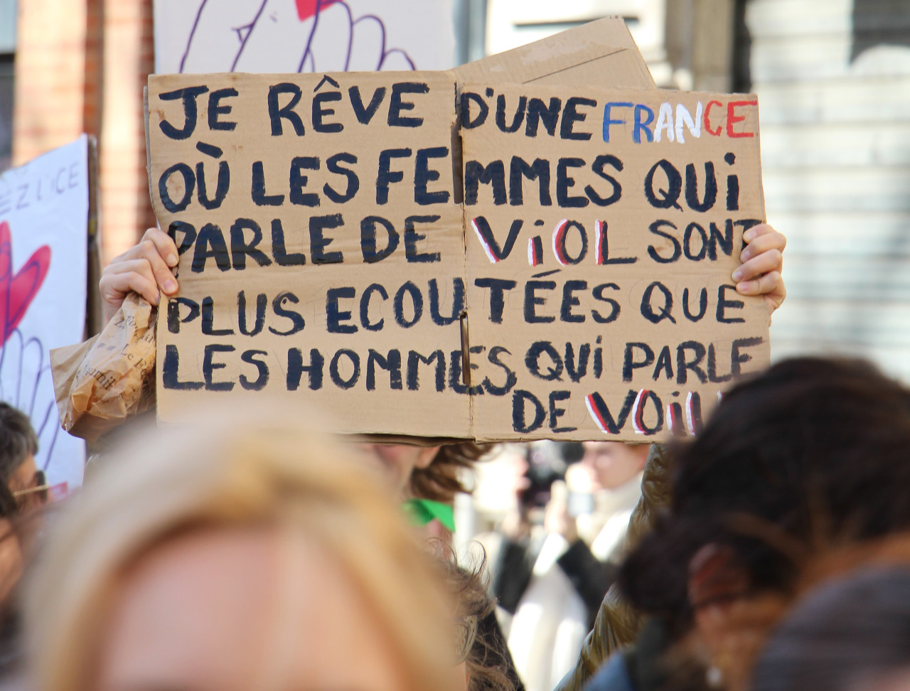 Pendant la manifestion du 8 mars 2025 à Toulouse. / Firoz Sidiqy